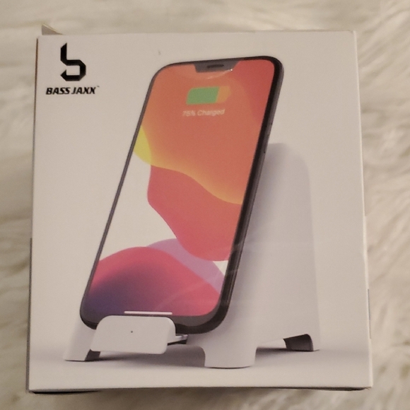 🎁New Powersound Duo Charging Stand and Wireless Speaker - White - Picture 4 of 5